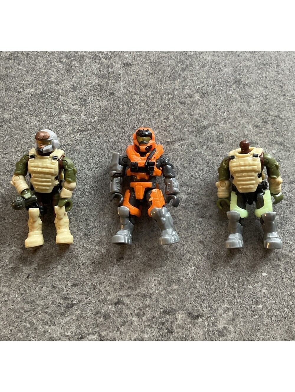 Lot Of Three Halo Mega Construx BLOKS Marine S2